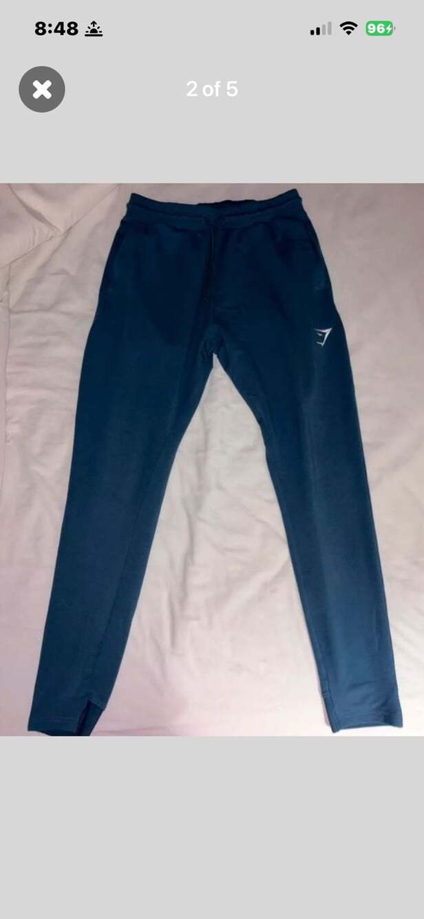 Gymshark Joggers Size S Blue Sweatpants